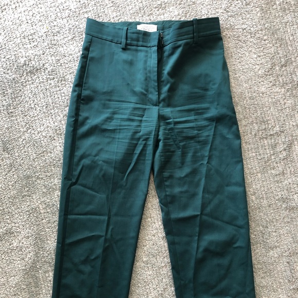 & Other Stories green wool blend pants - Picture 4 of 4
